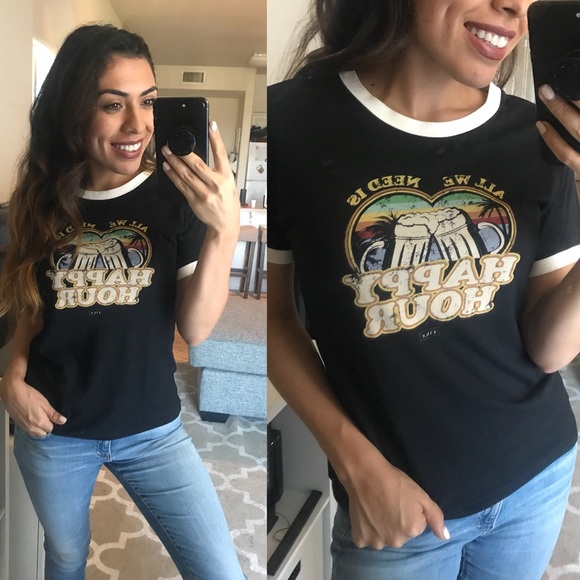 Tops - Super cute graphic tee Tops - Super cute graphic tee
